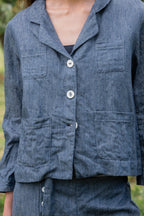 sale stanley jacket linen denim image 6