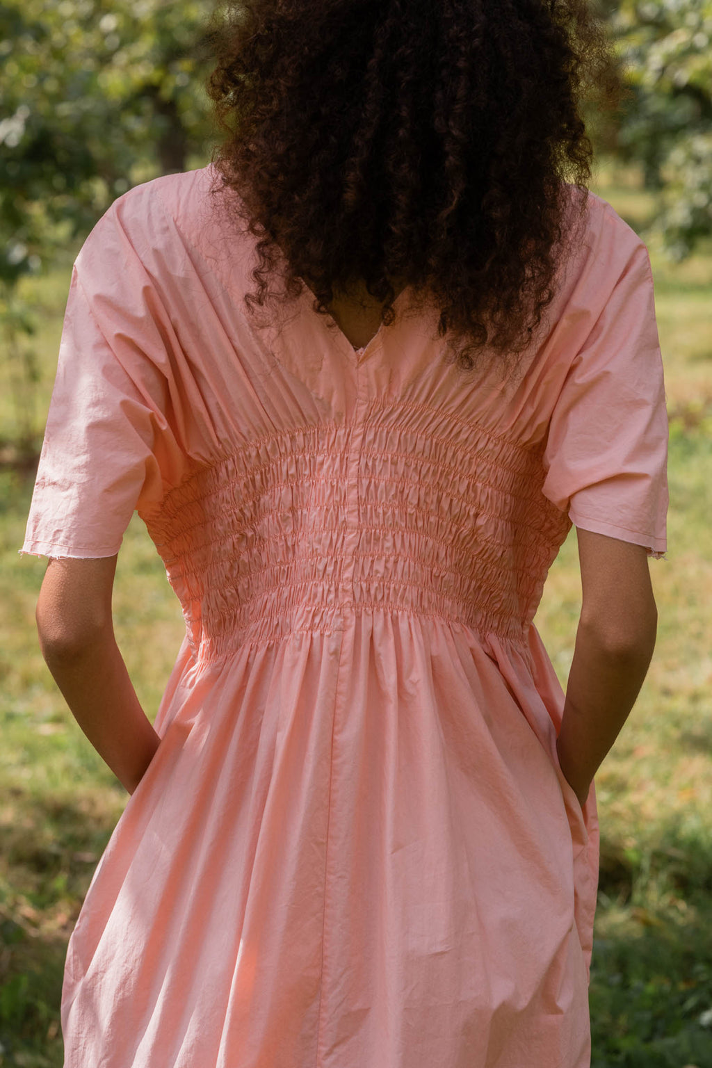 sale asymmetric moonbeam dress cotton poplin image 6