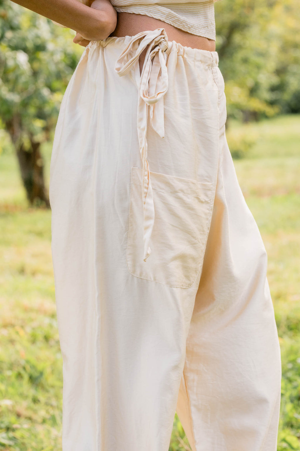sale wide leg japan pants linen twill image 6