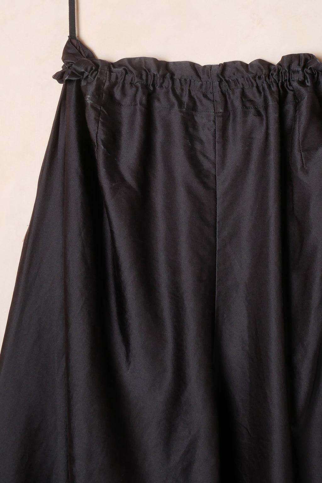 wide leg frill hem pants image 2