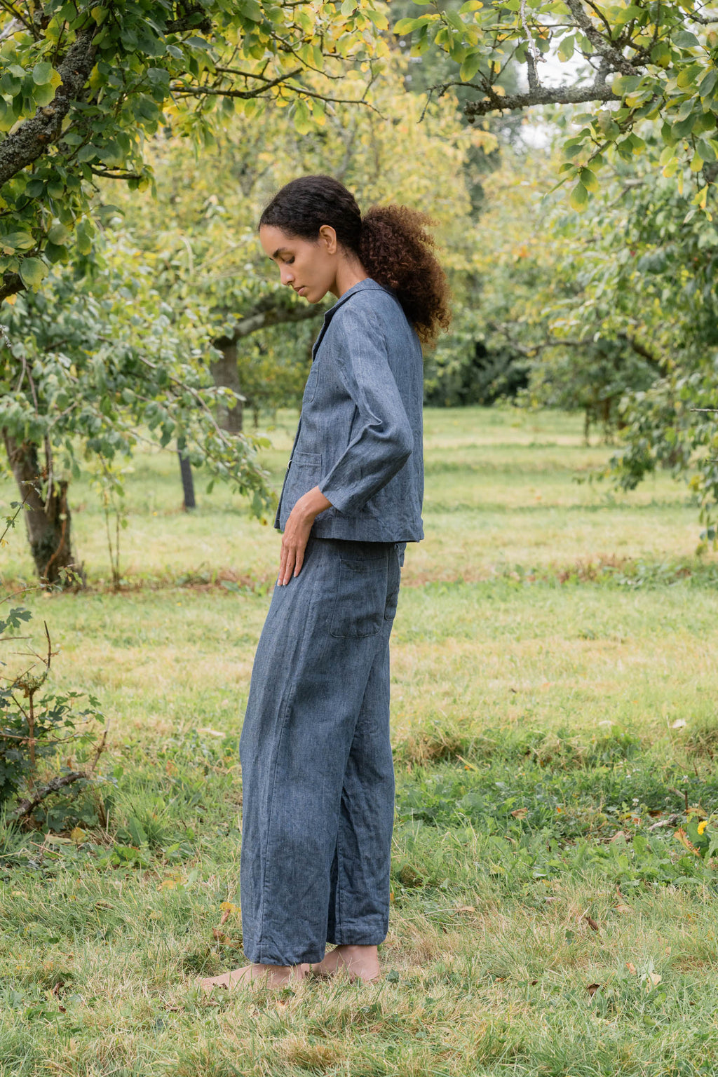 sale stanley jacket linen denim image 1