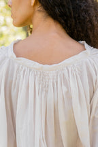 1028a gathered blouse azuma silk cotton image 3