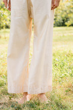 sale wide leg japan pants linen twill image 3