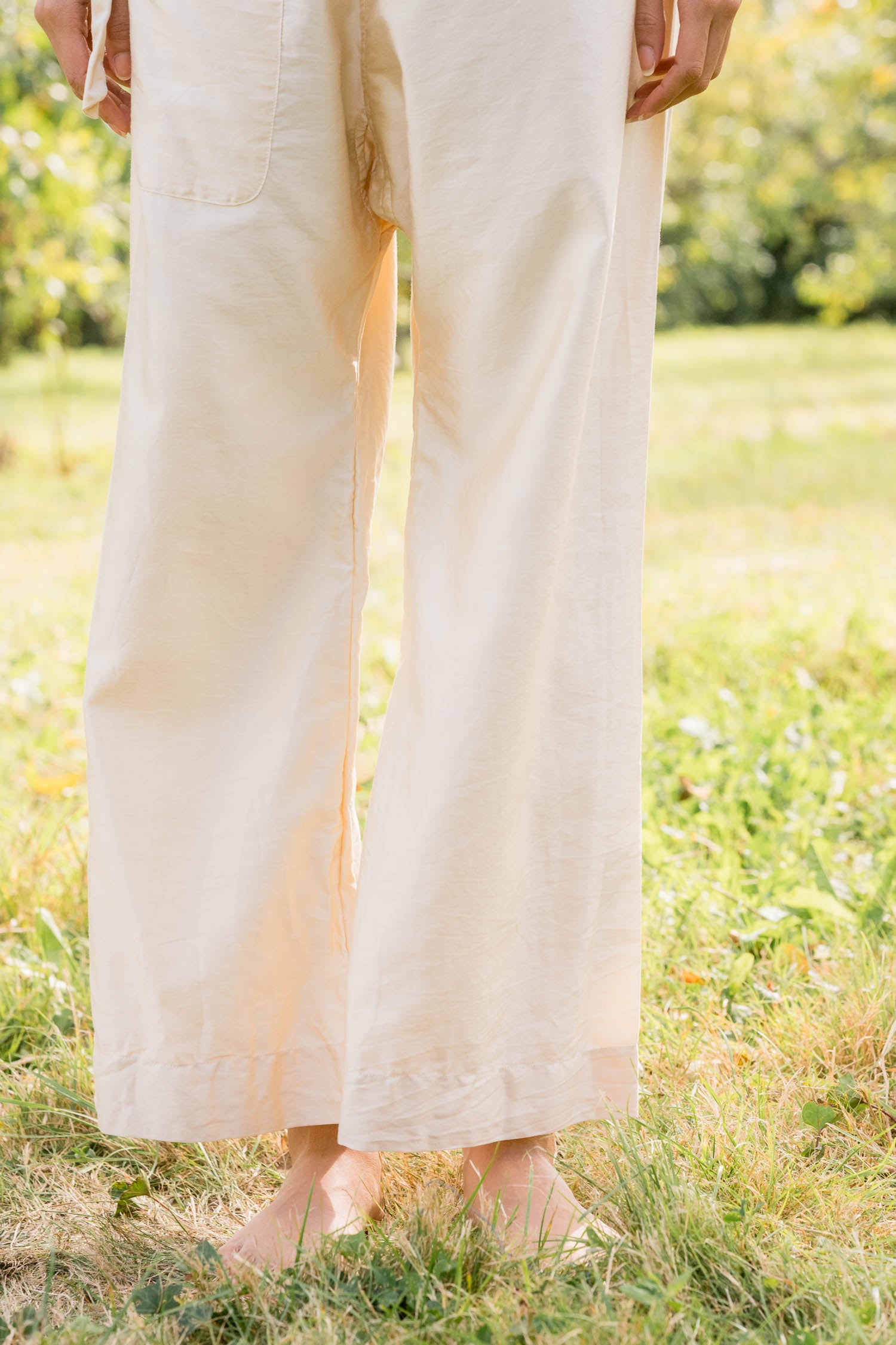 sale wide leg japan pants linen twill image 3