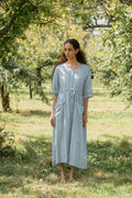 sale comfy pocket dress silk cotton satin image 0