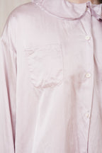 sale round collar blouse silk cotton satin image 6