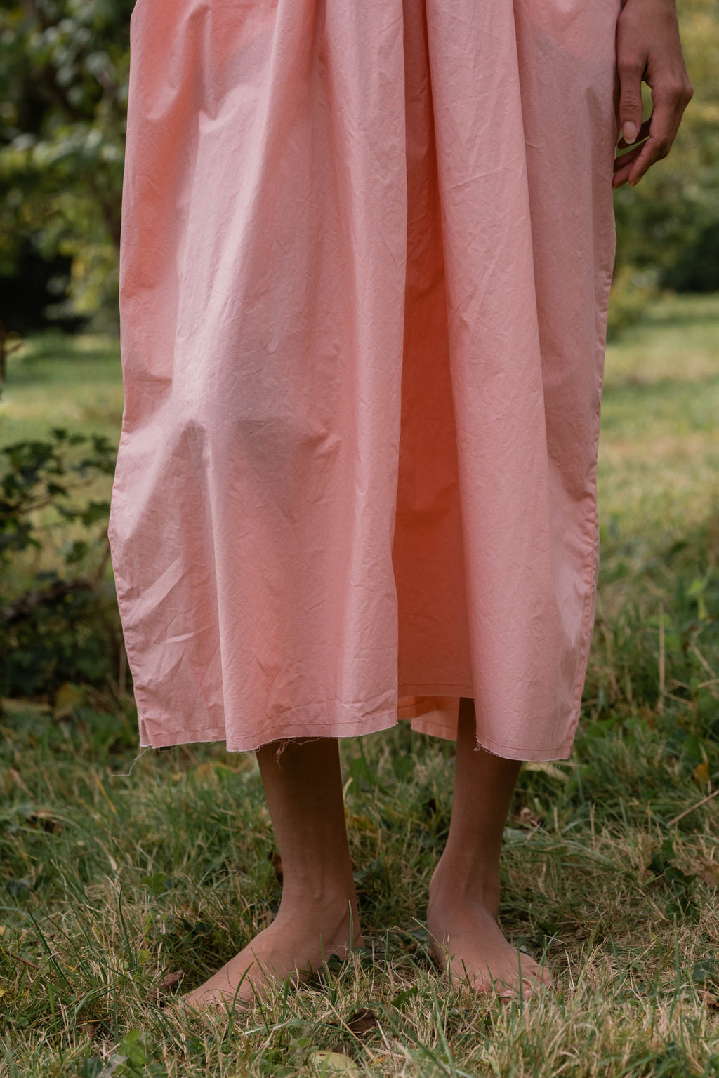sale asymmetric moonbeam dress cotton poplin image 7