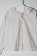 puckered collar shirt cotton poplin image 2
