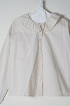 puckered collar shirt cotton poplin image 2