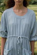 sale comfy pocket dress silk cotton satin image 4