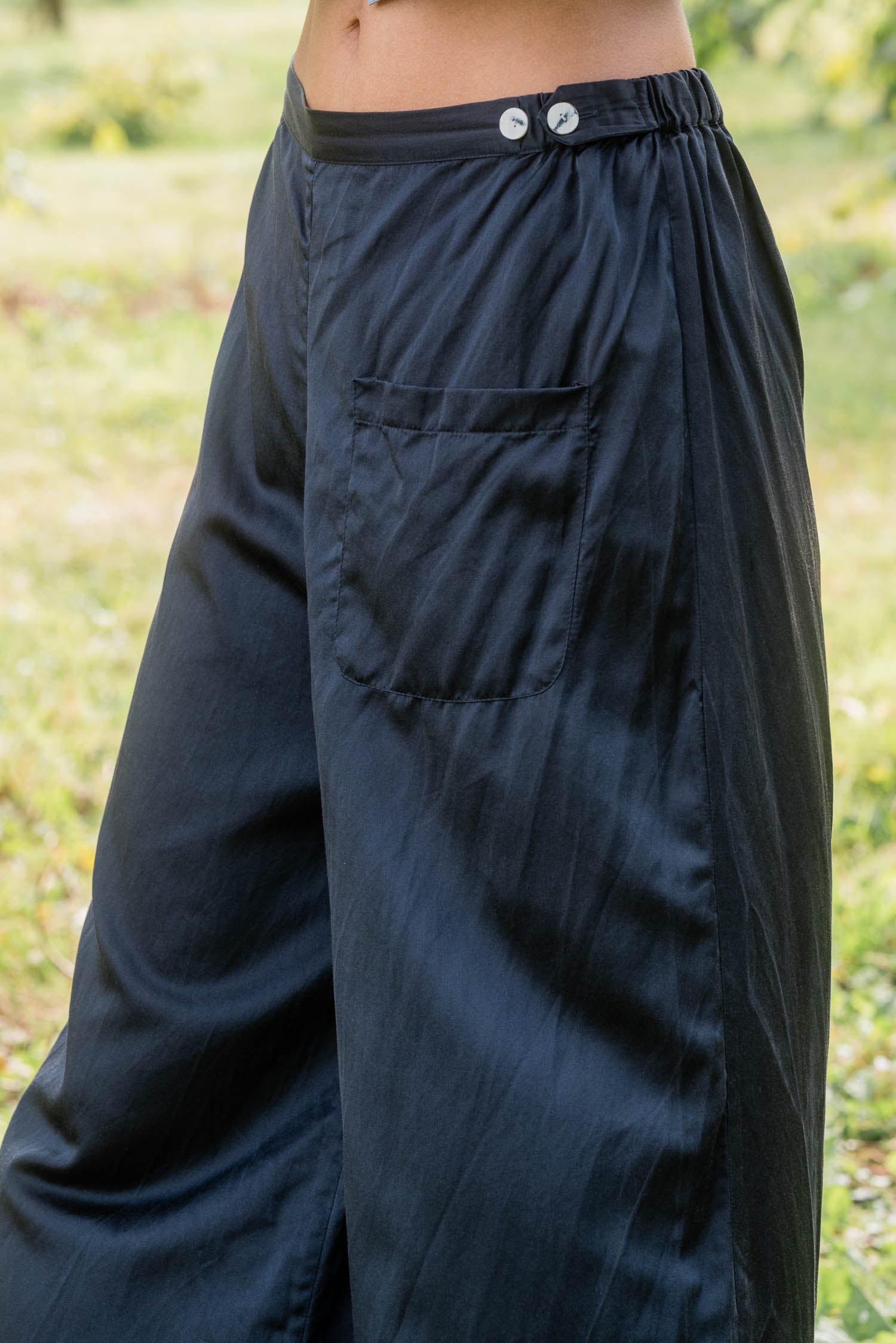 sale mud pants silk cotton satin image 4