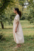 sale asymmetric moonbeam dress silk cotton satin image 1