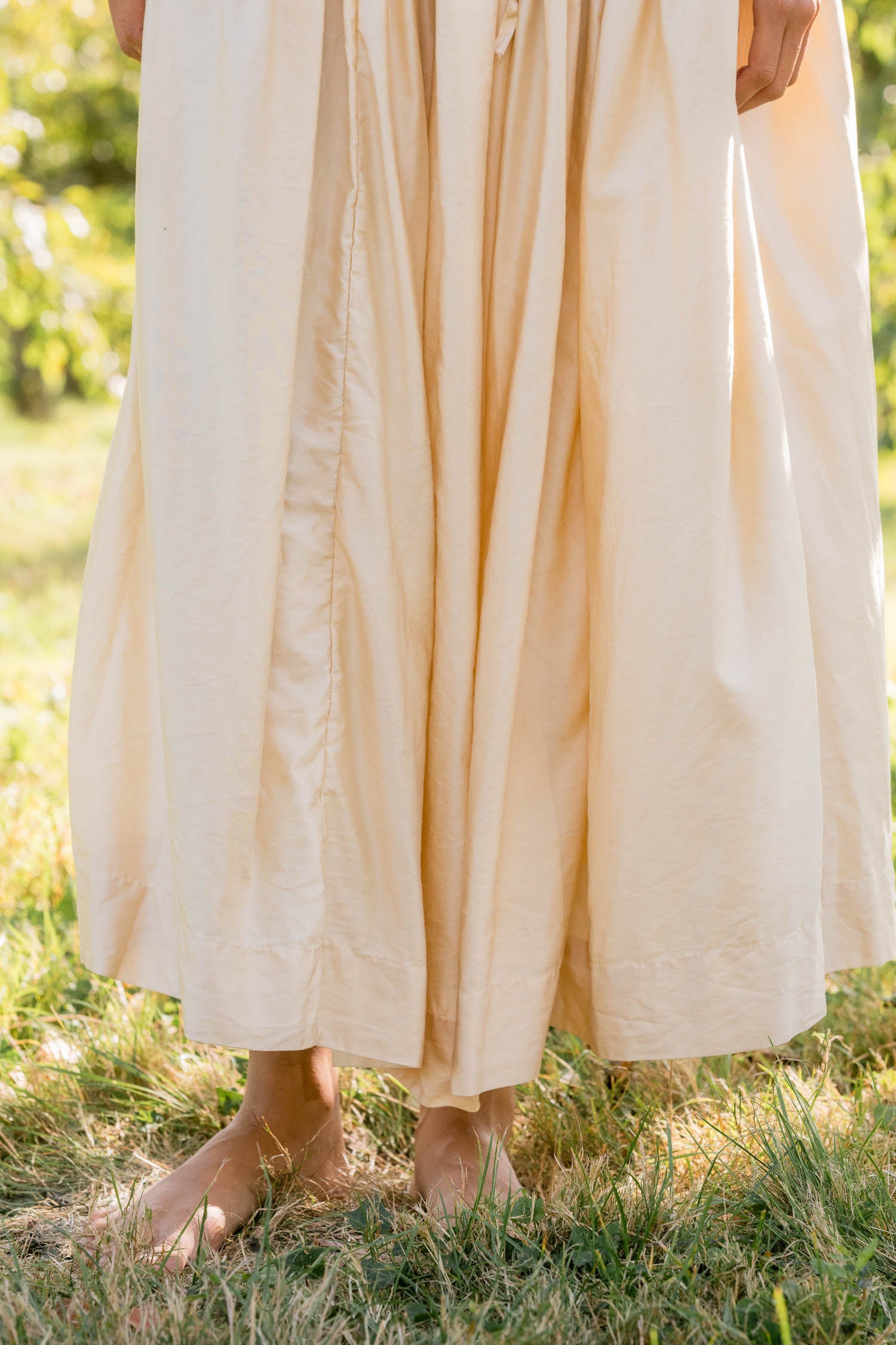 new frida skirt silk cotton satin image 7