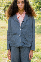 big stan jacket linen denim image 6