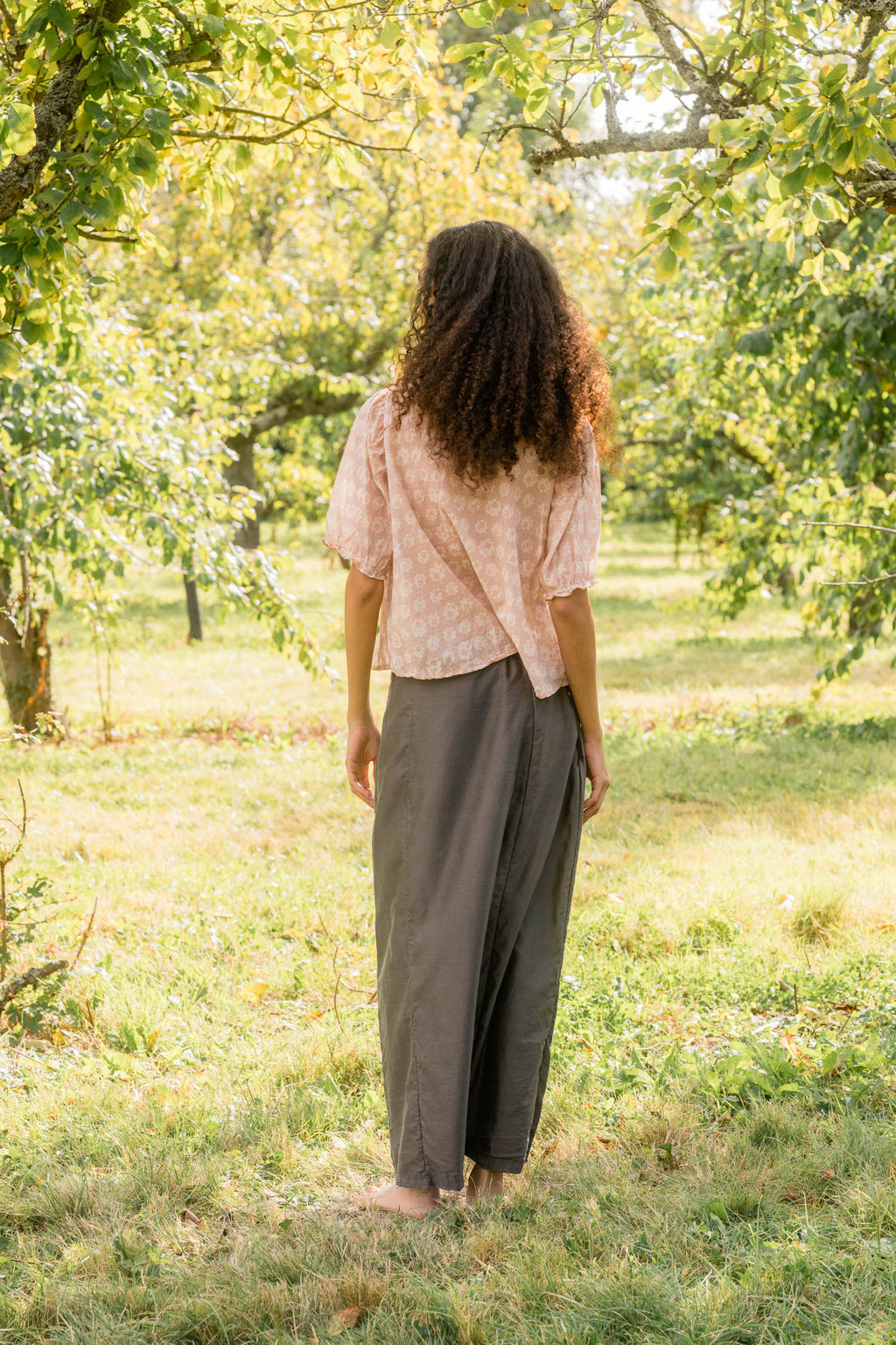 sale idle skirt long silk cotton satin image 4
