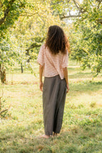 sale idle skirt long silk cotton satin image 4