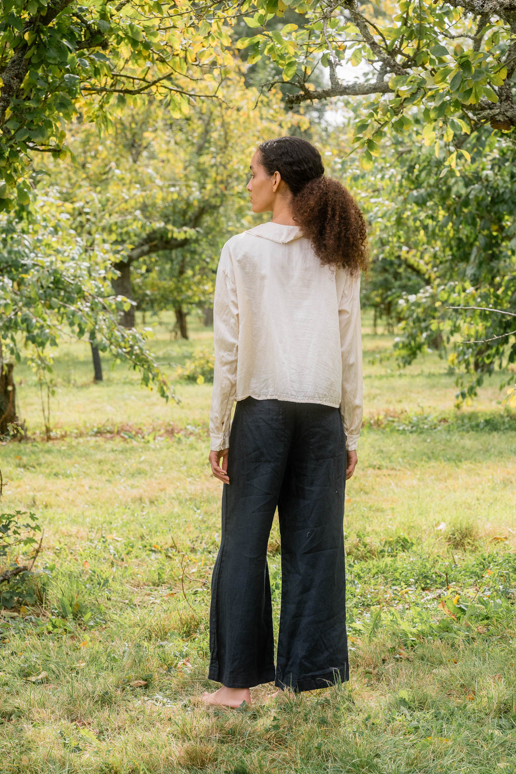 sale hem pants linen twill image 2