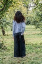 sale puckered collar shirt cotton tiny check image 1