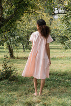 sale dolls dress cotton tiny check image 3