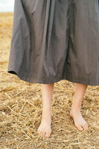 sale double pleat dress cotton cambric image 4