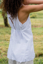 sale apron blouse cotton poplin image 4