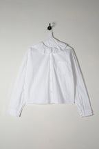 puckered collar shirt cotton poplin image 5