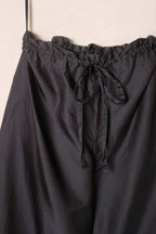 wide leg frill hem pants image 1