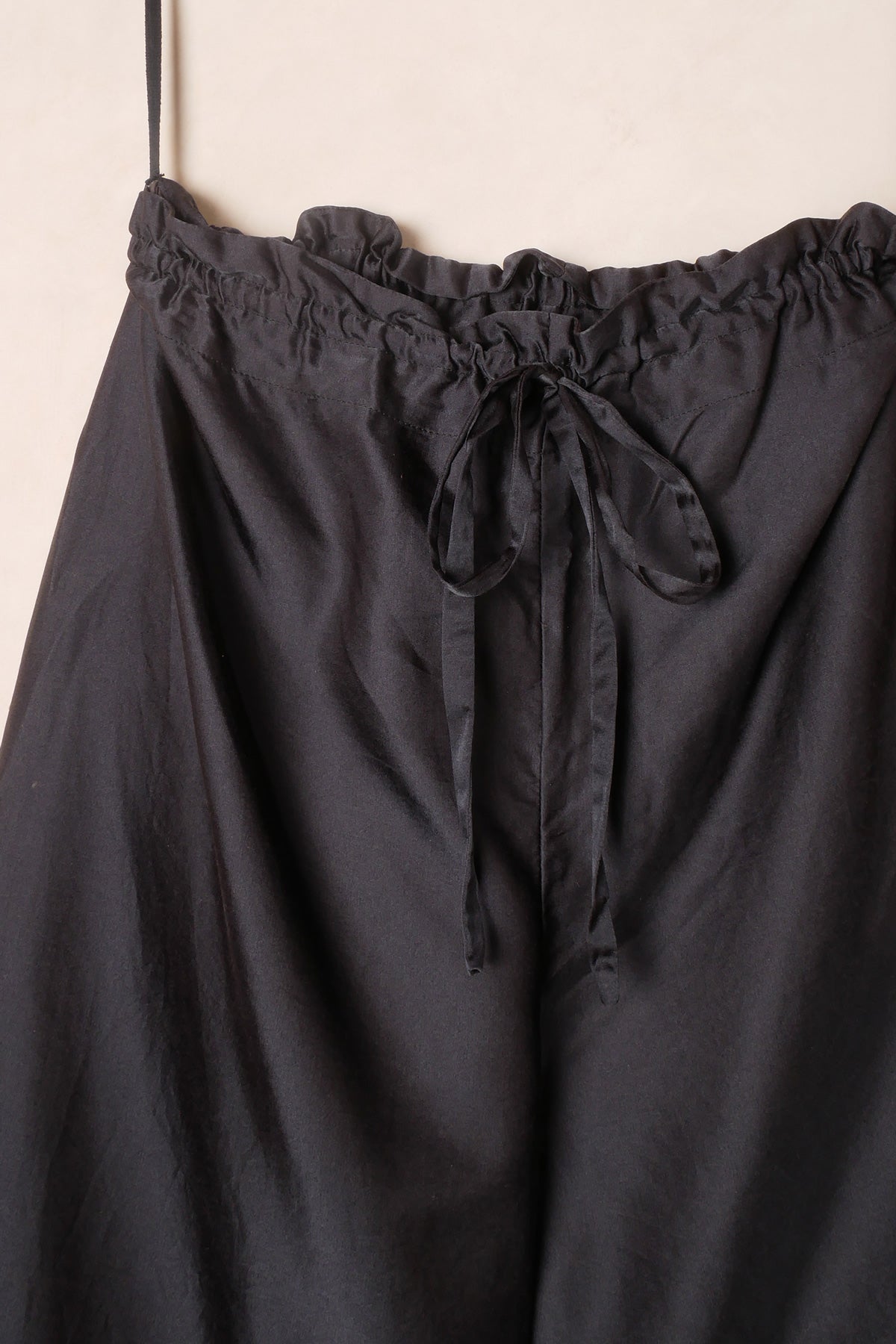 wide leg frill hem pants image 1