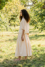 new frida skirt silk cotton satin image 5