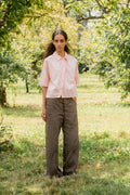 sale clean new shirt cotton tiny check image 0