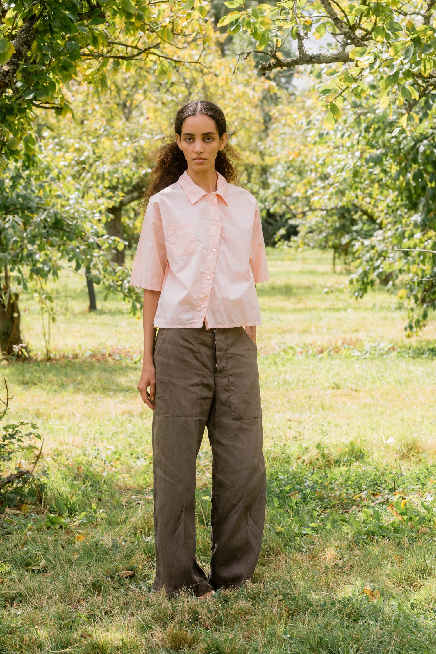 sale clean new shirt cotton tiny check image 0