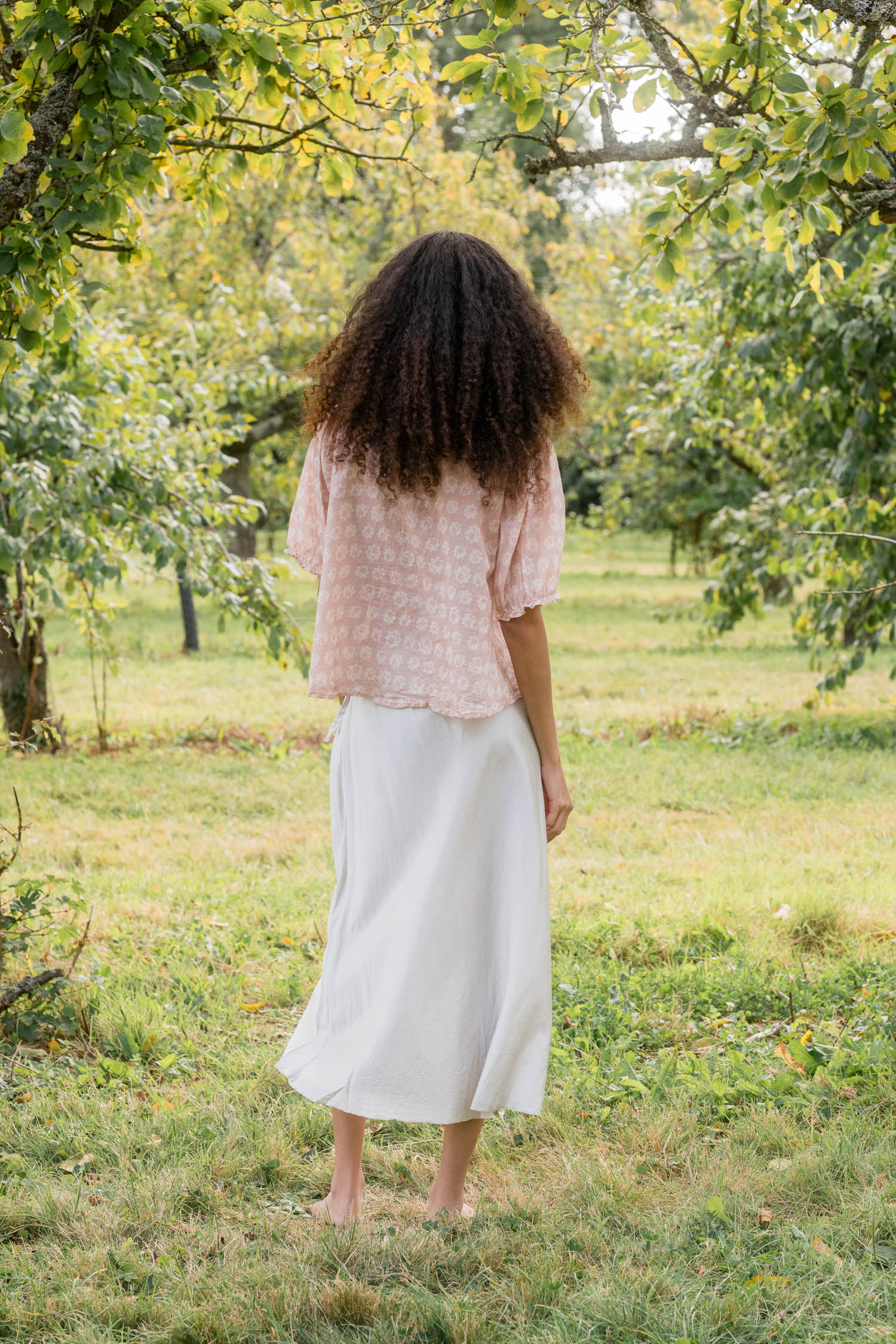 sale bias cut skirt short silk cotton satin image 1