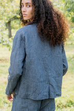 big stan jacket linen denim image 3