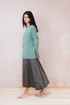 smock dress cotton poplin