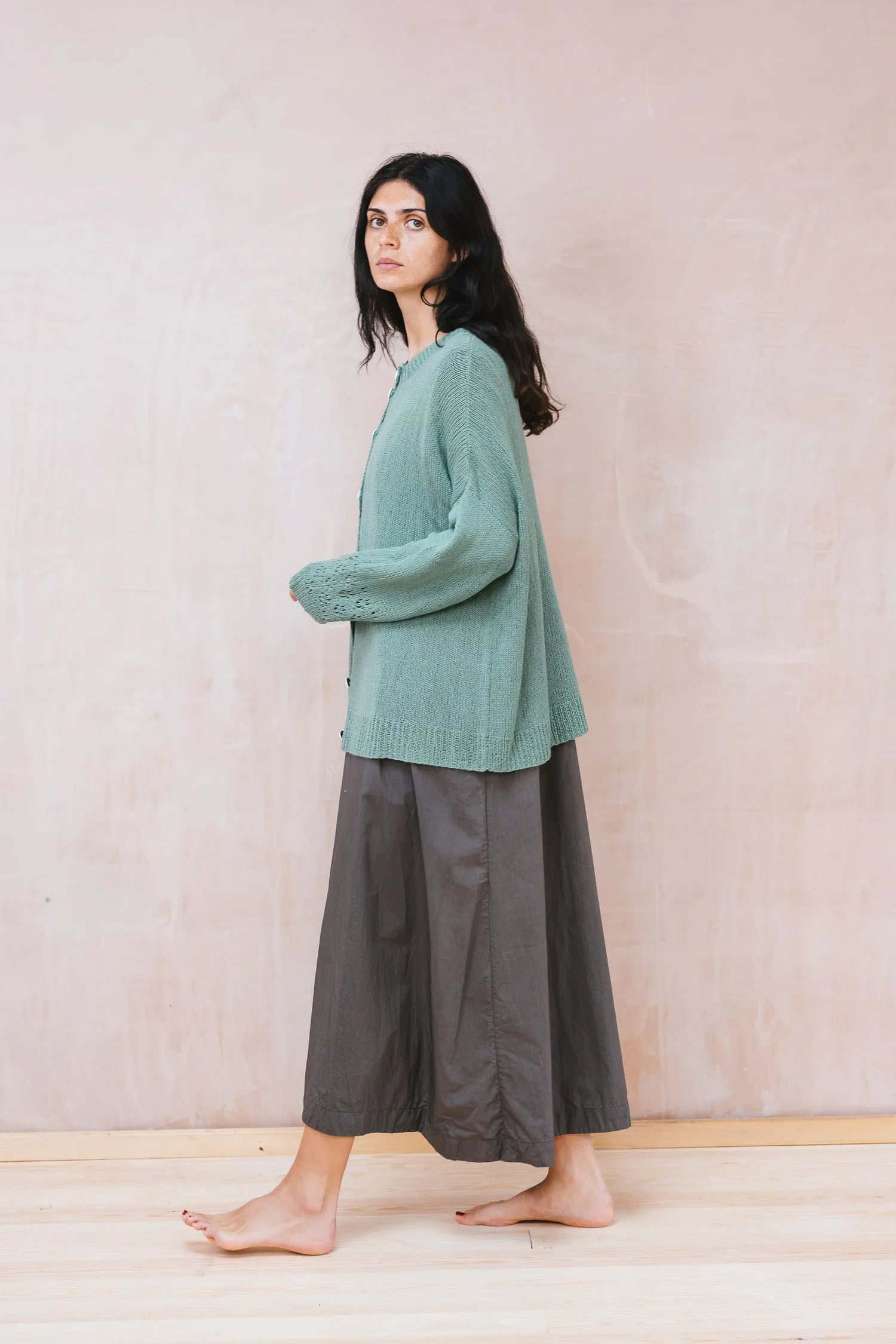 smock dress cotton poplin