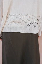 big lacey sweater cotton cashmere