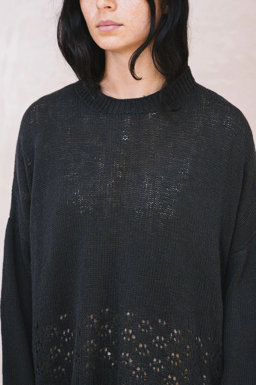 big lacey sweater cotton cashmere