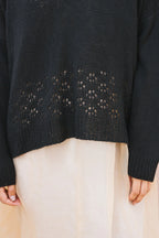 big lacey sweater cotton cashmere