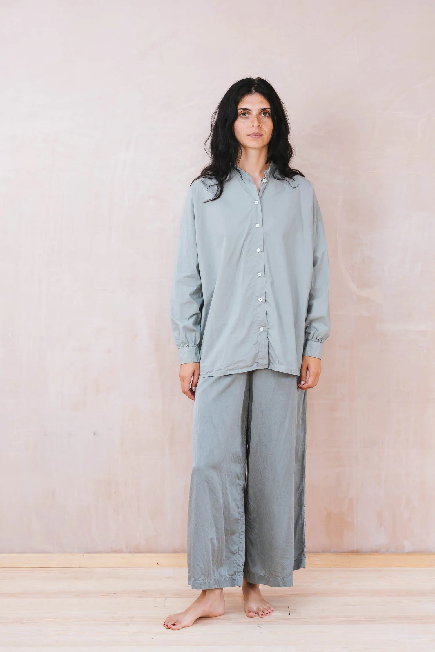 button thru shirt cotton poplin