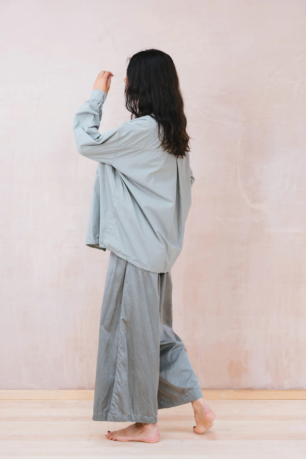 button thru shirt cotton poplin