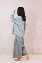 button thru shirt cotton poplin