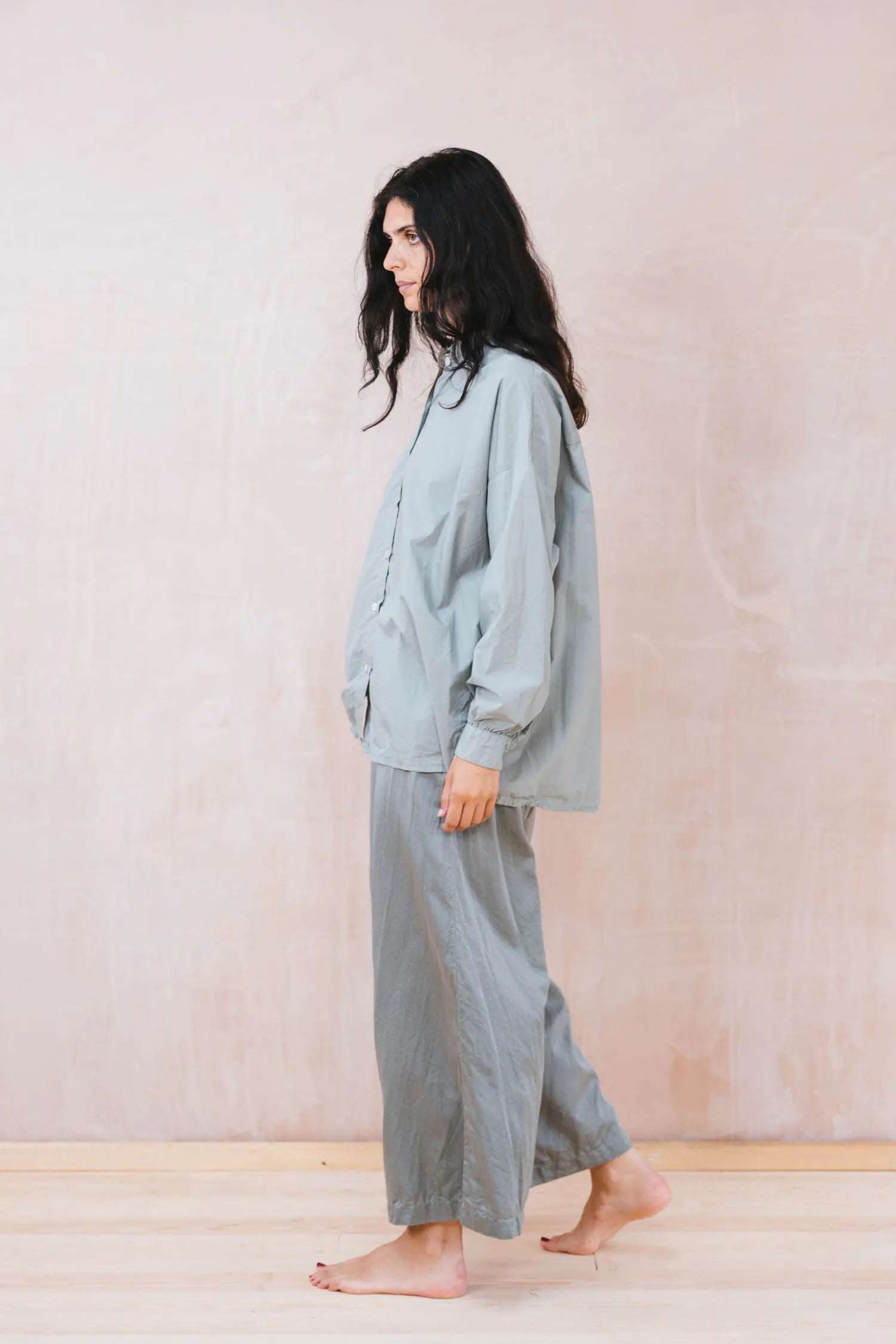button thru shirt cotton poplin
