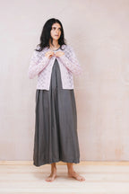 nickel cardigan lacey cotton cashmere