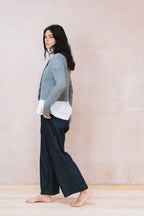 nickel cardigan lacey cotton cashmere