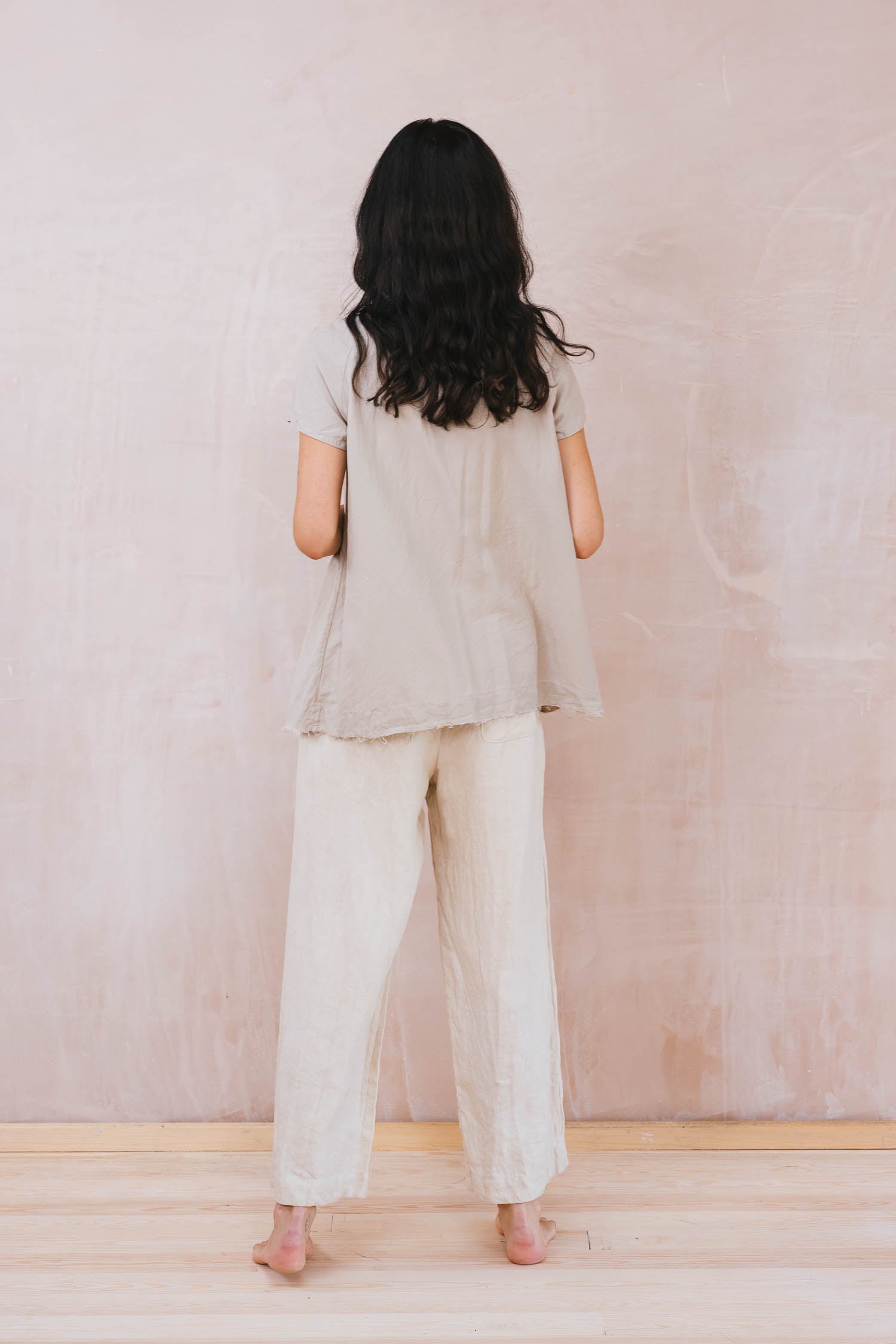 hem pants linen