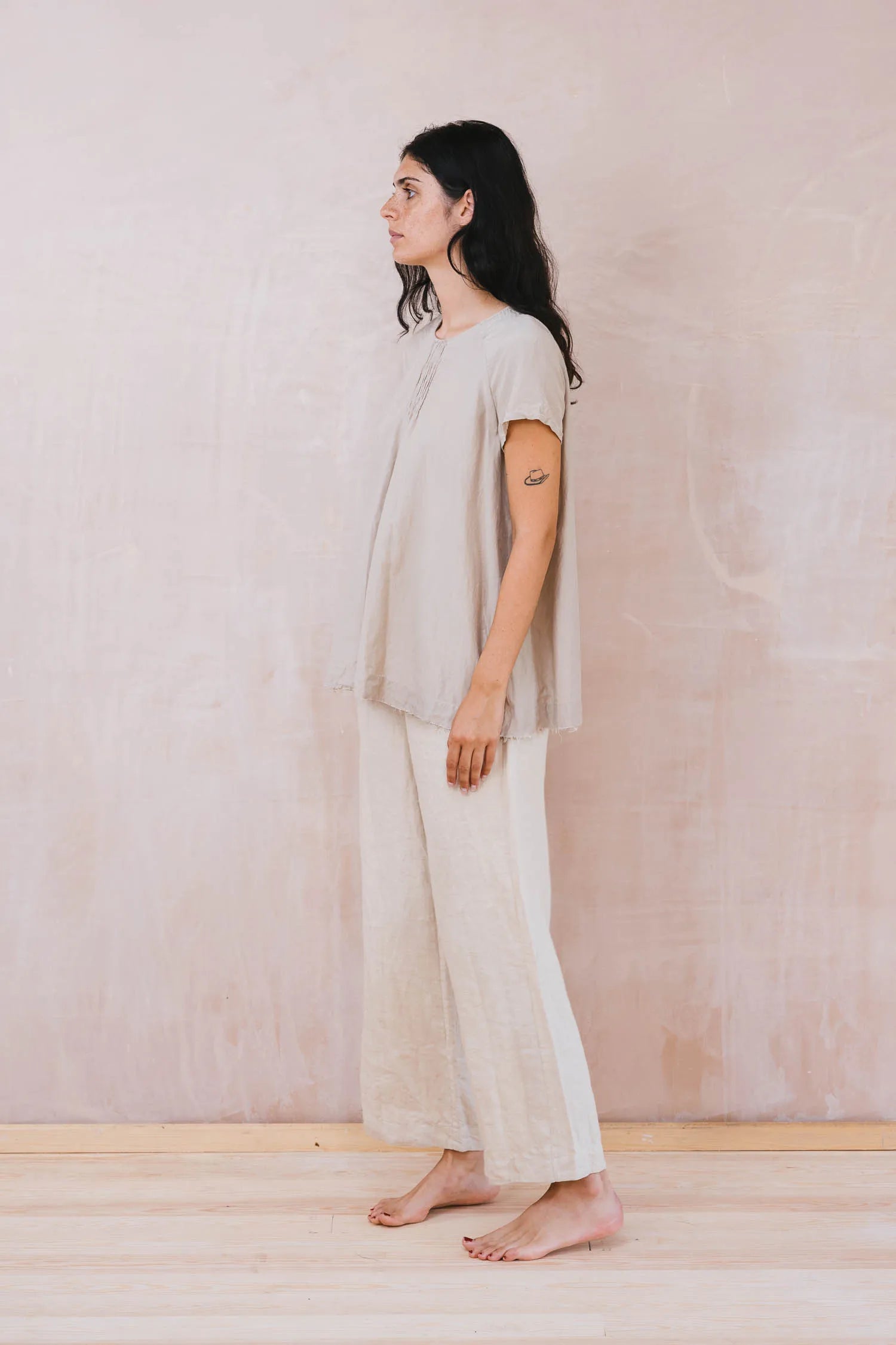 hem pants linen