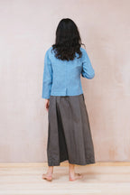 smock dress cotton poplin