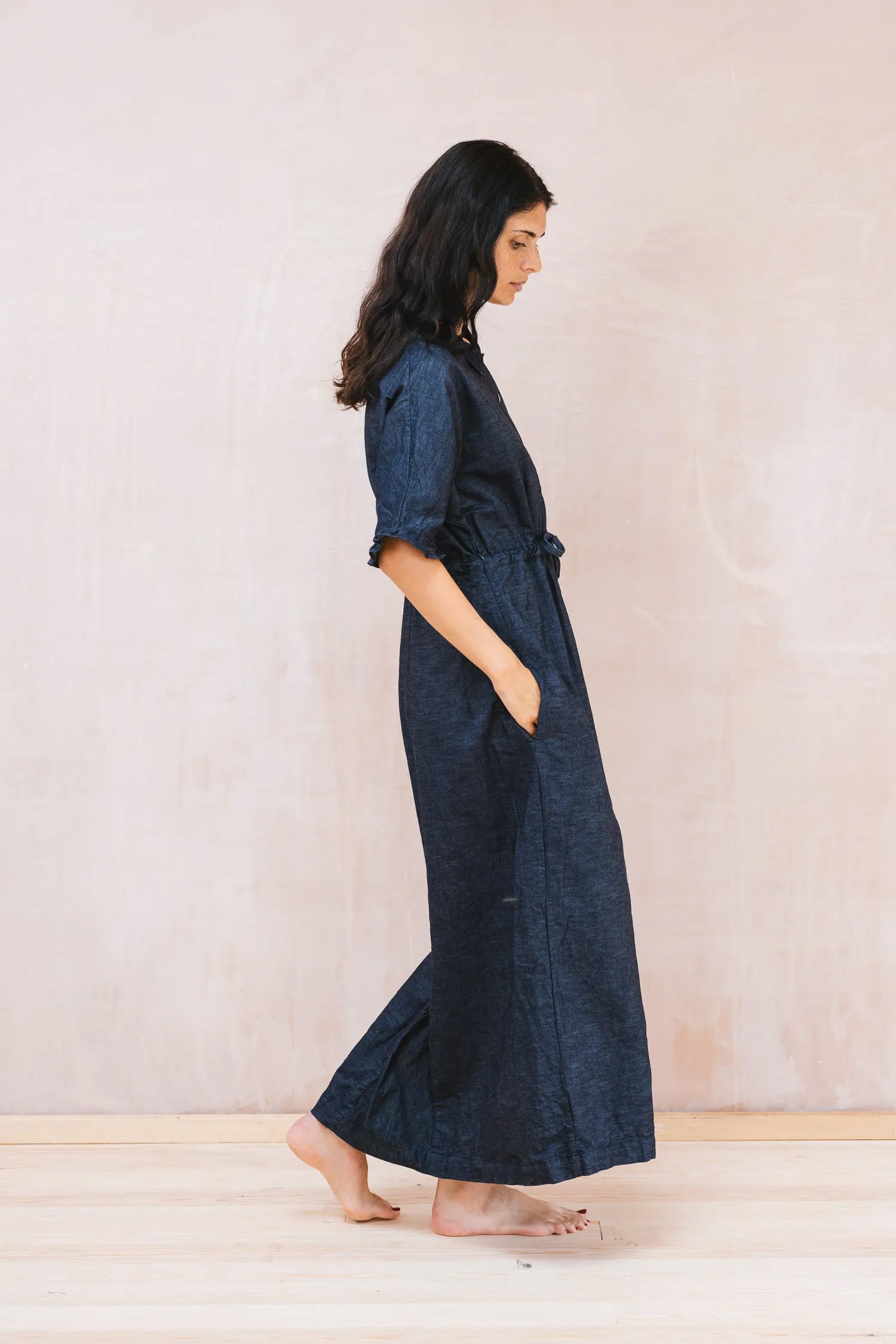 uniform dress denim