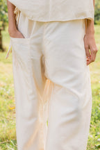 sale wide leg japan pants linen twill image 2