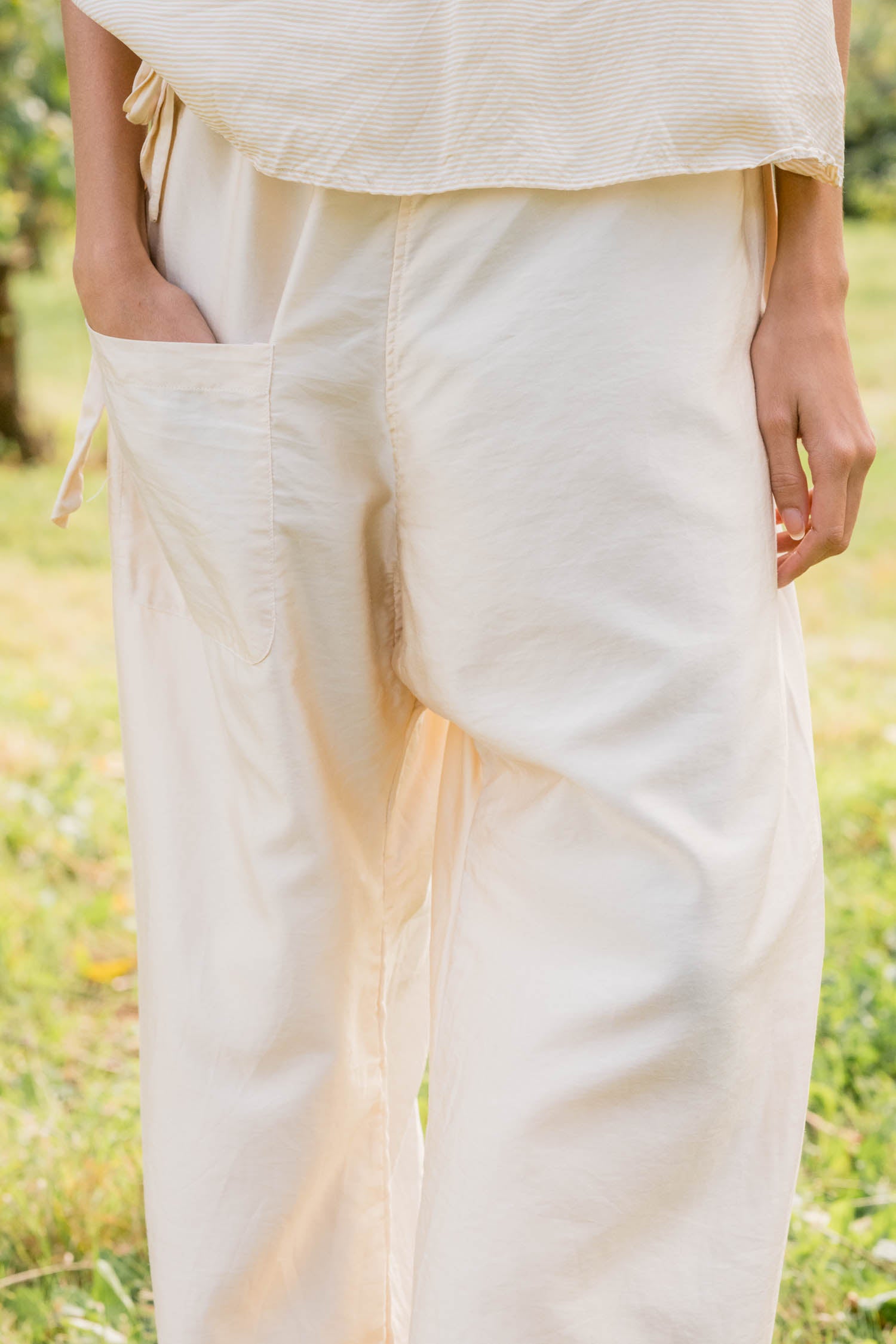 sale wide leg japan pants linen twill image 2